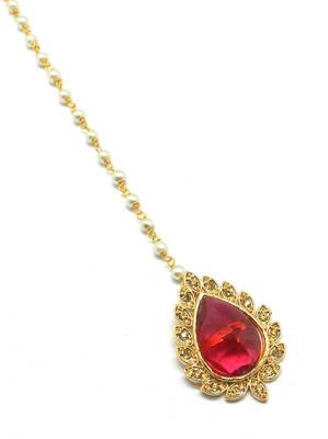 Gold Plated Maang Tikka For Women & Girls 3
