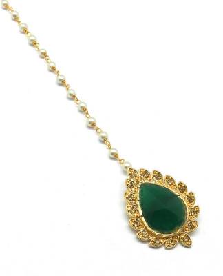 Gold Plated Maang Tikka For Women & Girls 1