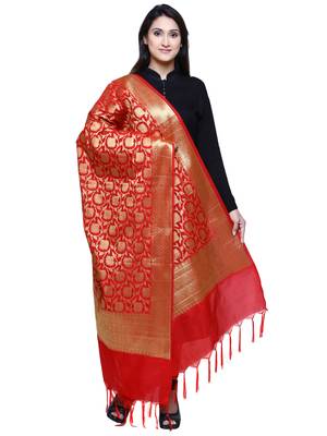 Women's Banarasi Silk Jacquard Dupatta 1