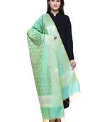 Women's Banarasi Cotton Silk Chanderi Jacquard Dupatta