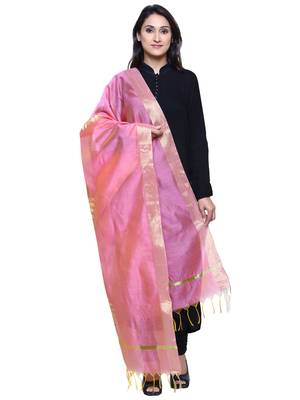 Women's Banarasi Cotton Silk Chanderi Jacquard Dupatta 1