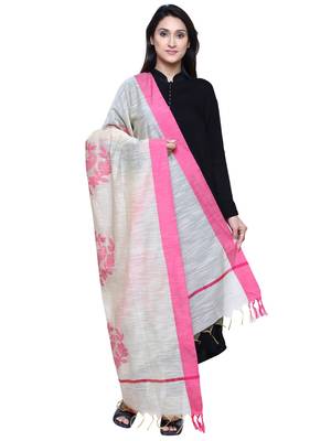 Women's Banarasi Cotton Silk Chanderi Jacquard Dupatta 1