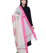 Women's Banarasi Cotton Silk Chanderi Jacquard Dupatta