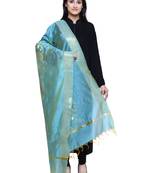 Women's Banarasi Cotton Silk Chanderi Jacquard Dupatta