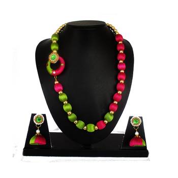 Pink necklaces 1