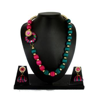 Pink necklaces 1