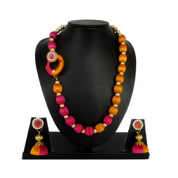 Pink necklaces 1