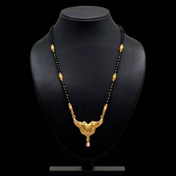 White American Diamond Traditional Mangalsutra 2