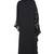 Black Embroidered Nida Abaya