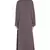 Brown Embroidered Nida Abaya