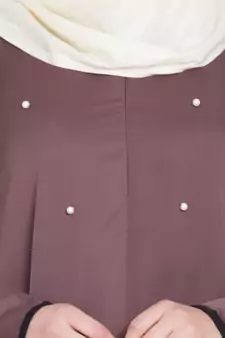 Brown Plain Nida Abaya