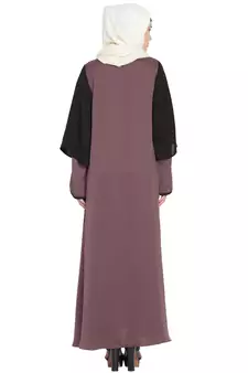 Brown Plain Nida Abaya