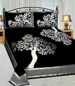 FRIMERR Soft Touch Chenille Fabric Heavy Double bed sheet with two pillow covers