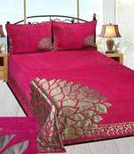 Chenille jacquard weaves Designer King Size 1 Bed Cover with 2 Pillow Covers by FRIMERR