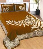 Chenille jacquard weaves Designer King Size 1 Bed Cover with 2 Pillow Covers by FRIMERR