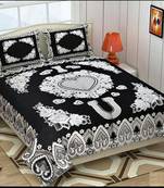 Chenille jacquard weaves Designer King Size 1 Bed Cover with 2 Pillow Covers by FRIMERR