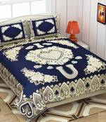 FRIMERR Soft Touch Chenille Fabric Heavy Double bed sheet with two pillow covers