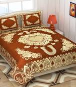 Chenille jacquard weaves Designer King Size 1 Bed Cover with 2 Pillow Covers by FRIMERR