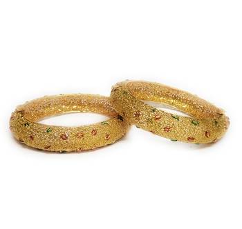 La Trendz Classy Gold Plated Bangles For Women 1