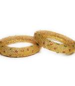 La Trendz Classy Gold Plated Bangles For Women