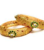 La Trendz Marvelous Gold Plated Bangles For Women