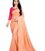 Orange woven art silk sarees saree with blouse