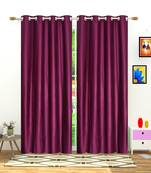 curtains for window 5feet by Innovative edge|curtains 4x5 feet |curtains 5 feet set of 2  Wine color