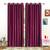 curtains for window 5feet by Innovative edge|curtains 4x5 feet |curtains 5 feet set of 2  Wine color