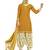 Yellow Printed Cotton Unstitched Salwar With Dupatta