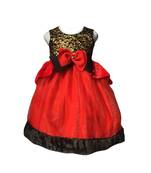 Black printed net kids-frocks