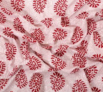 Jaipuri Handmade Queen Size Cotton Bedding Bedspread Bedsheet With 2 Pillow Cover 90 X 108 inches 3