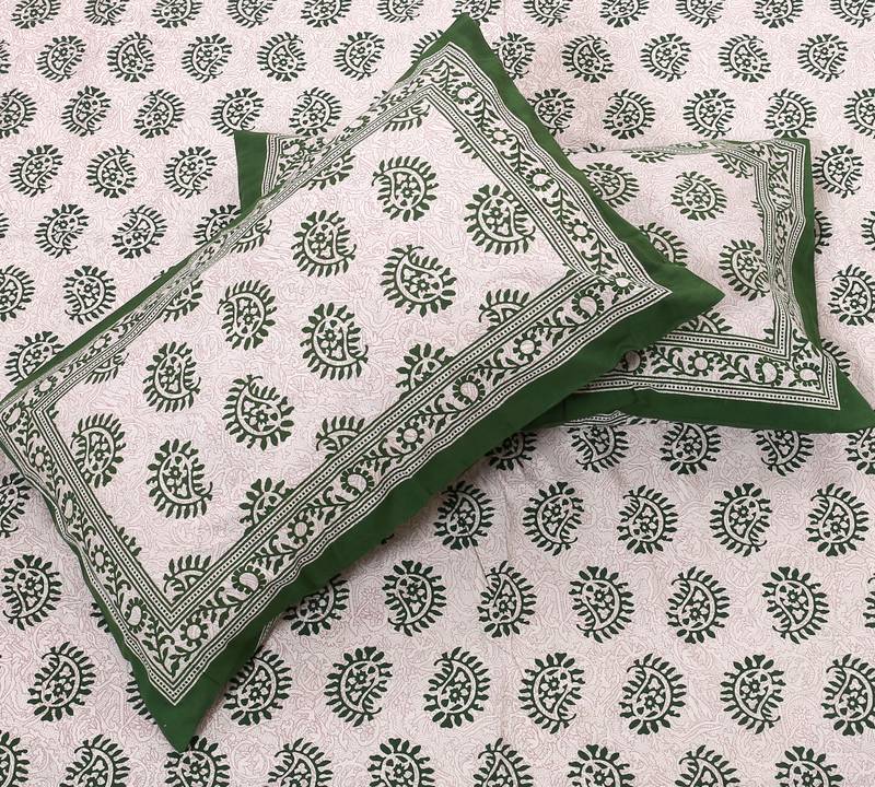 Handmade Sangari Queen Size Cotton Bedding Bedsheet With 2 Pillow Cover 90 X 108 inches