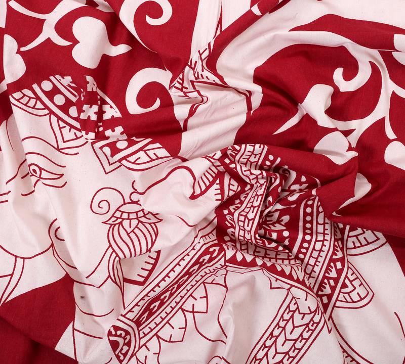 Sanganeri Printed Cotton Bedding Bedsheet With 2 Pillow Cover Queen Size Bedspread 90X108 inch