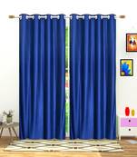 curtains long door 9ft by innovative edge| designer curtains for door 9feet set of 2 | curtains-Blue color