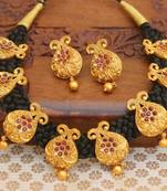 Pink Agate Necklace Sets