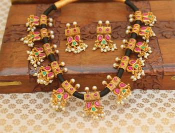 Multicolor Agate Necklace Sets 1