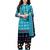 Sky Blue Printed Crepe Salwar