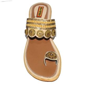 Women's Casual Formal Party Wedge PU Leather Fashionable Slippers  for Ladies Girls 1