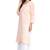 Ada Hand Embroidered Peach Cotton Chikankari Kurti