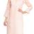 Ada Hand Embroidered Peach Cotton Chikankari Kurti