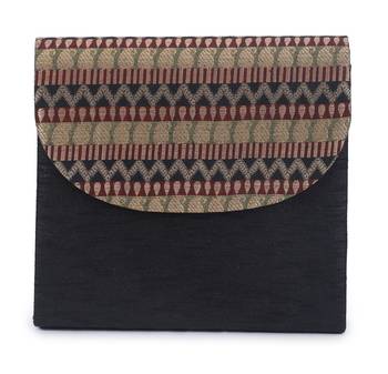 Brocade flap clutch 2