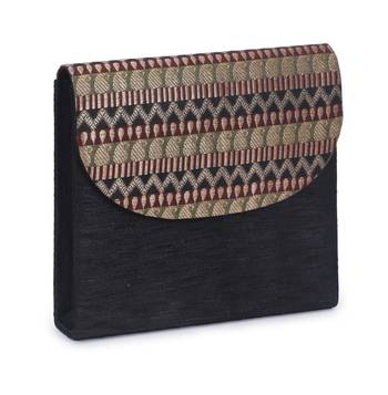 Brocade flap clutch 3
