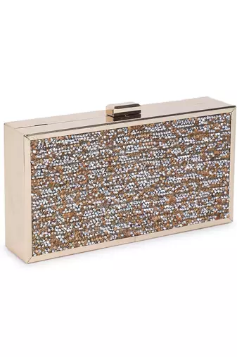 Lined stonework clutch