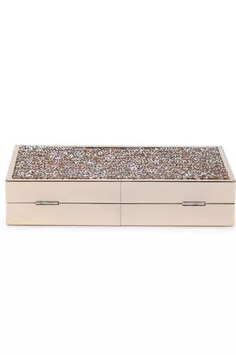Lined stonework clutch