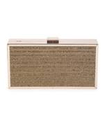 Blinking gold clutch