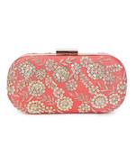 Coral garden clutch