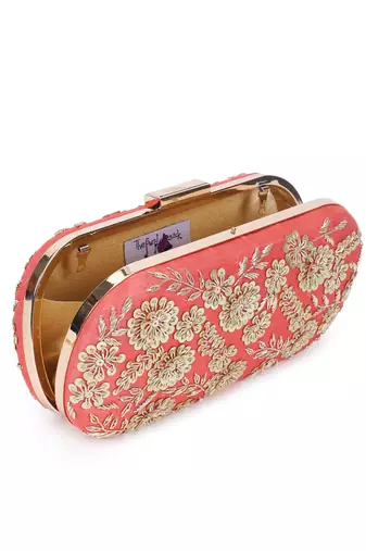 Coral garden clutch
