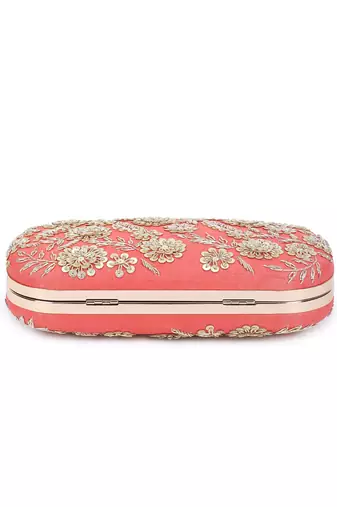Coral garden clutch