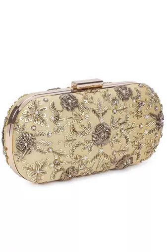 Exquisite gold clutch