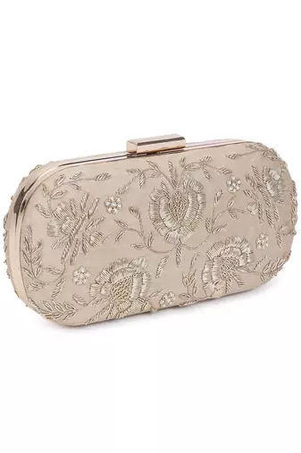 Golden bride clutch